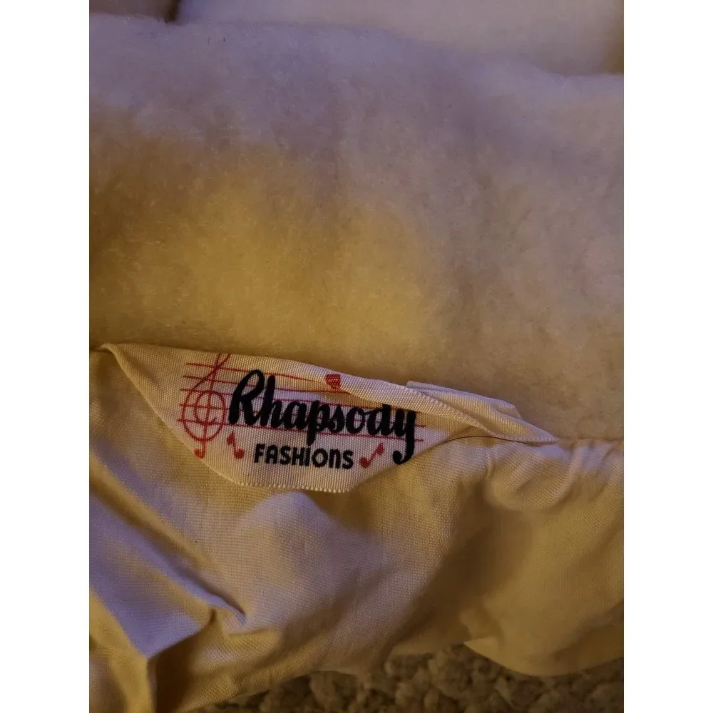 60s/70s Cream Fleece Jacket‎